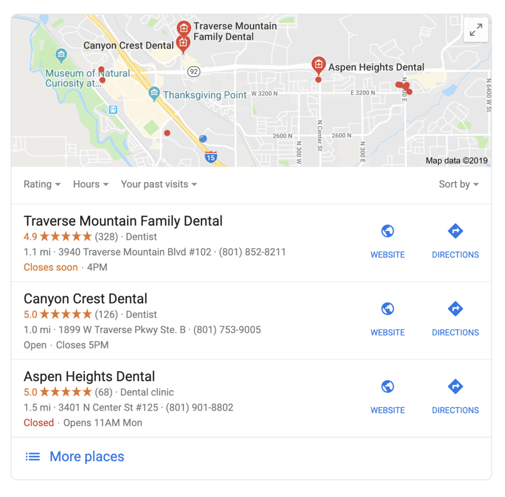 Google Local Search