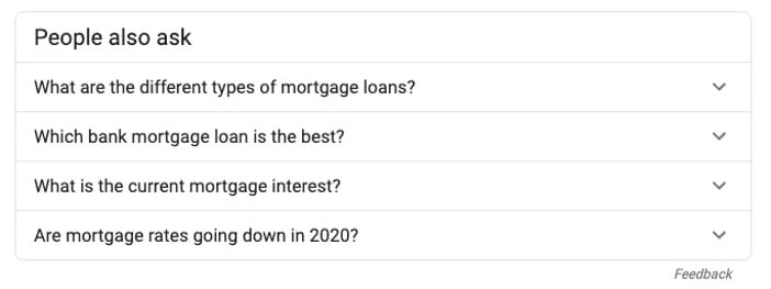 Google People Also AskGoogle People Also Ask