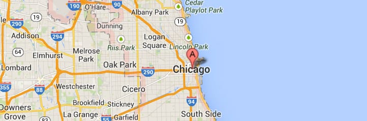 Chicago-Illinois-Map