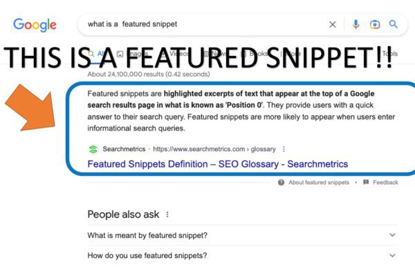 Google Featured Snippet Example